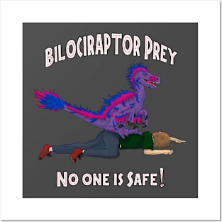 Bilociraptor Prey - Bisexual Support Posters and Art